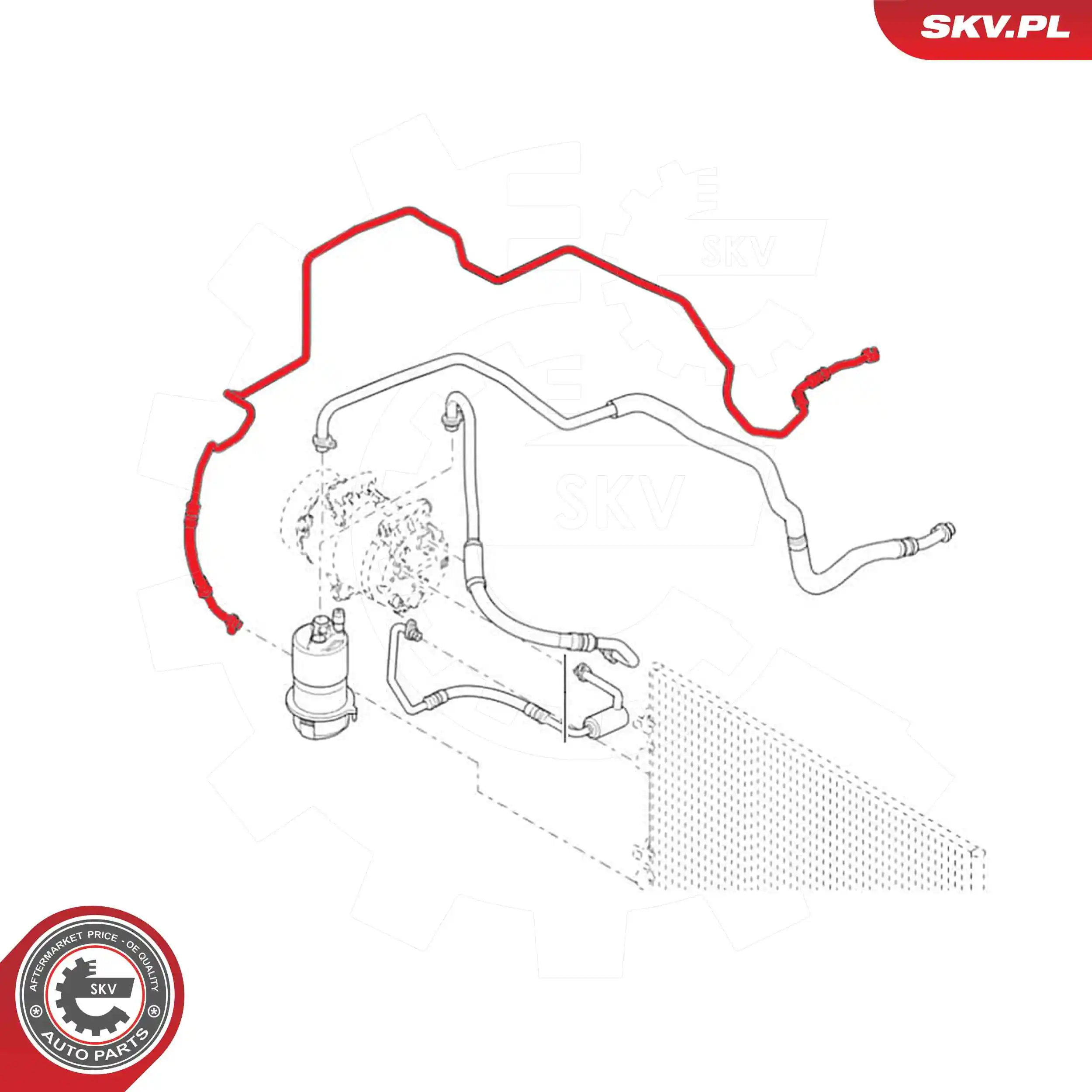 High/Low-pressure Line, air conditioning